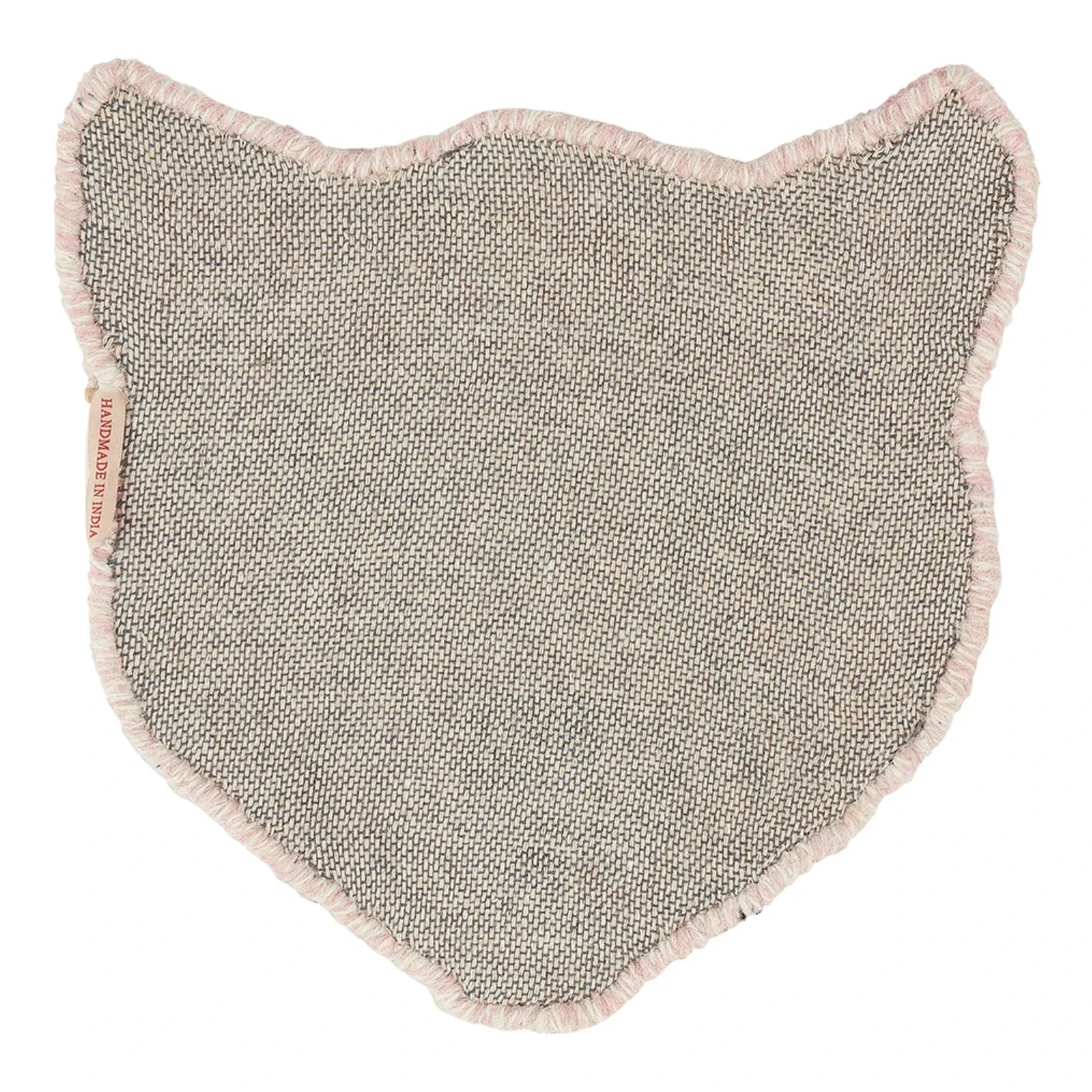 Doing Goods - Pembe leopar başlı yün halı | Pembe