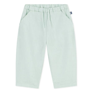 Petit Bateau - Leinenhose | Türkis