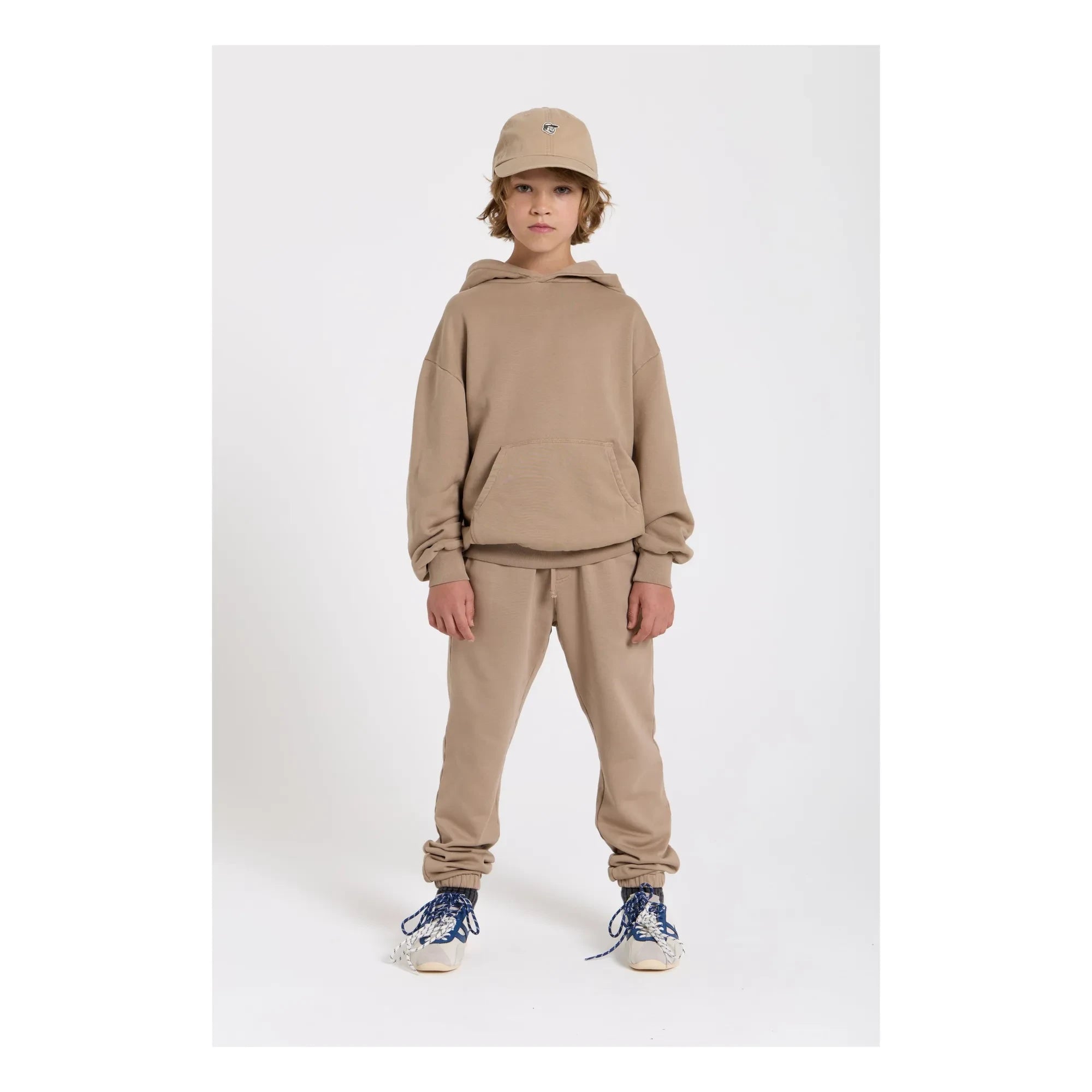 Smallable Kid - Rush organik pamuk jogger | Taupe kahverengi