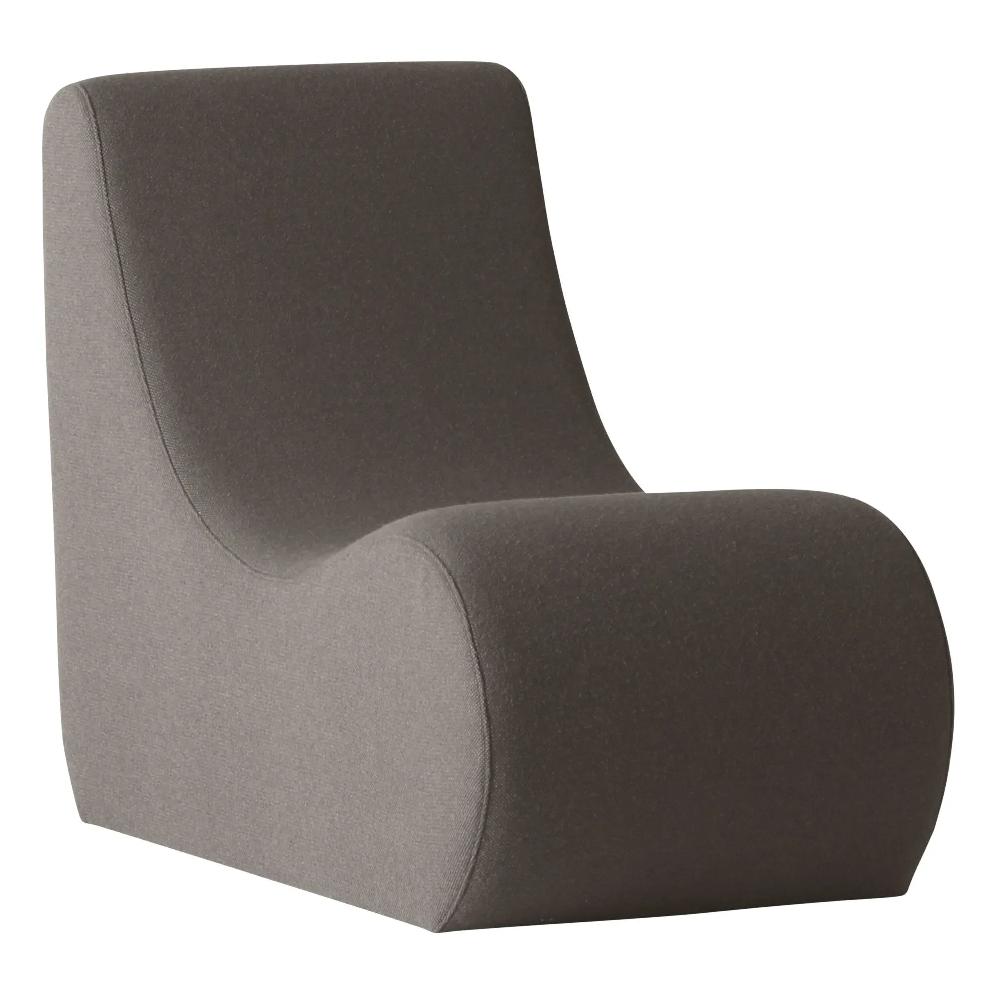 Verpan - Welle 2 Lounge Sandalye | Koyu gri