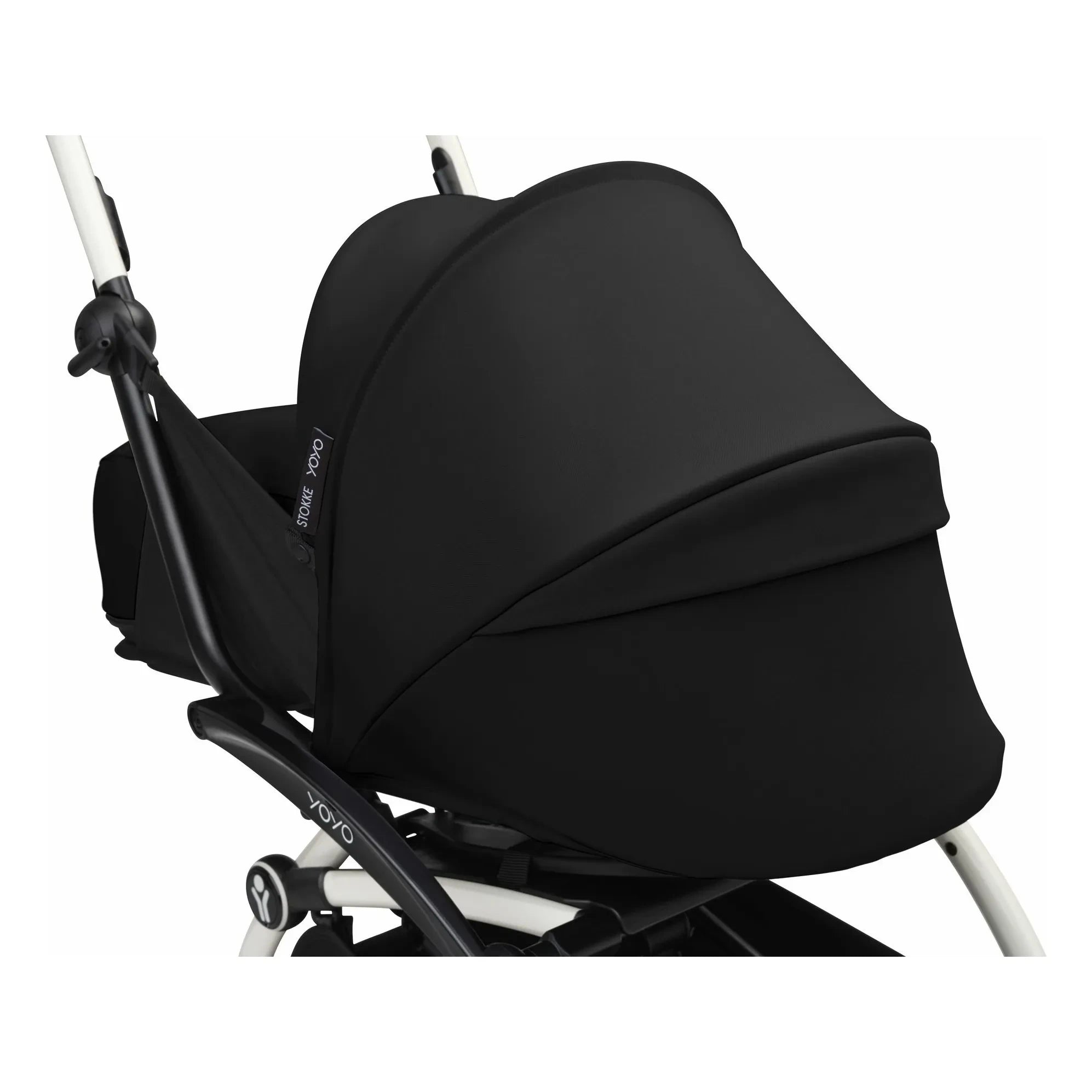 Stokke® - YOYO³ 0+ Newborn Stroller White Frame | Black