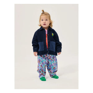 Bobo Choses - Bebek Denim Geri Dönüştürülmüş Pamuk Gömlek | Koyu Mavi