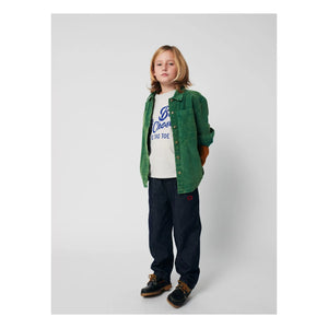 Bobo Choses - Color Block T-shirt Bobo Choses Organic Cotton | Heather Gray