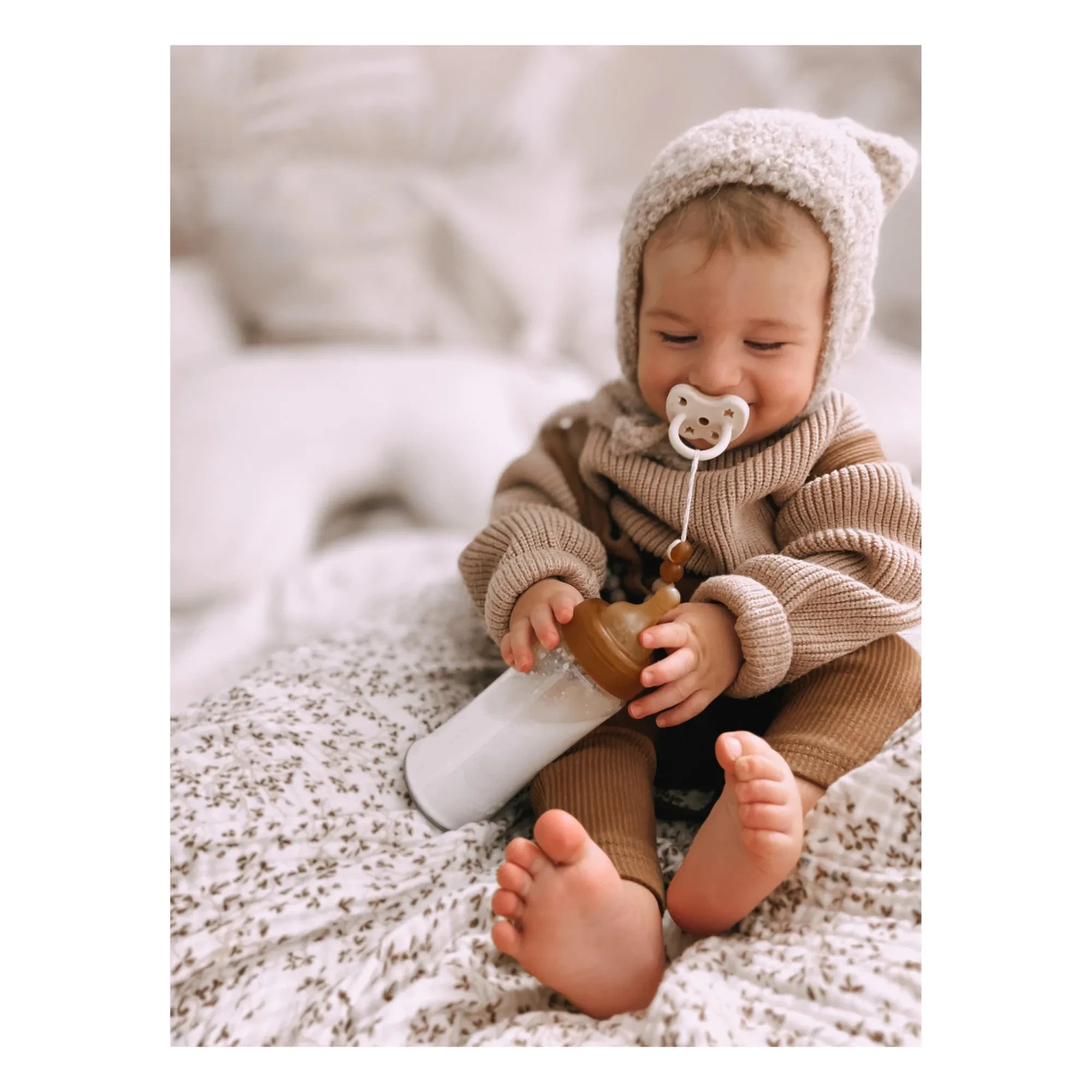 Hevea - Weithals-Babyflaschensauger - Mittlerer Durchfluss