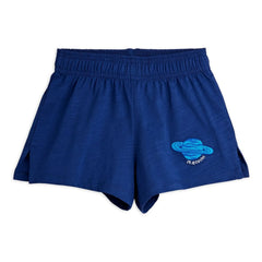 Mini Rodini - Planète Bio-Baumwollshorts | Blau