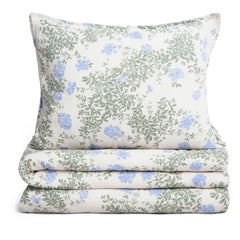 garbo&friends - Plumbago Organic Cotton Duvet Cover Set | Blue