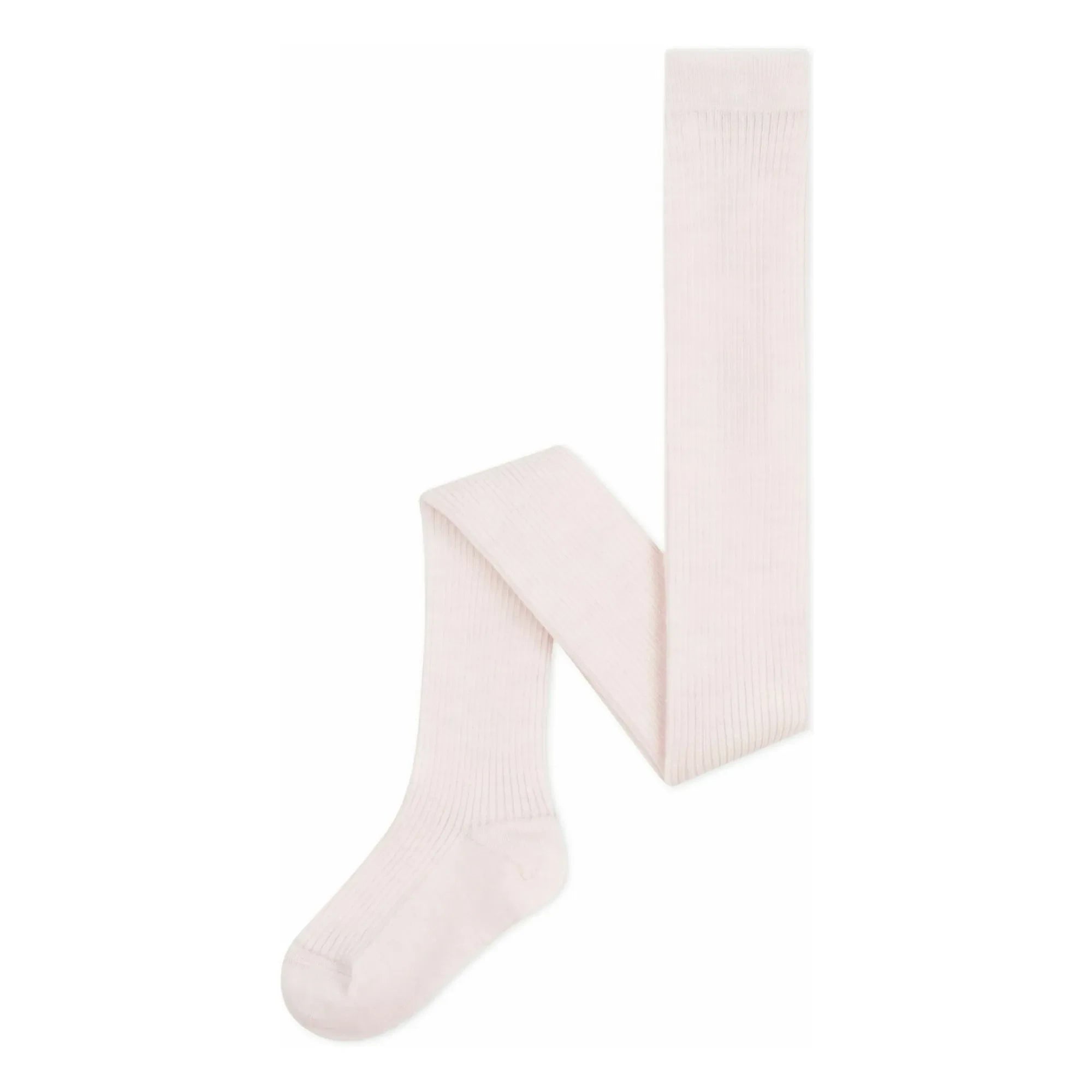 Petit Bateau - Kalın düz külotlu çorap | Açık Pembe
