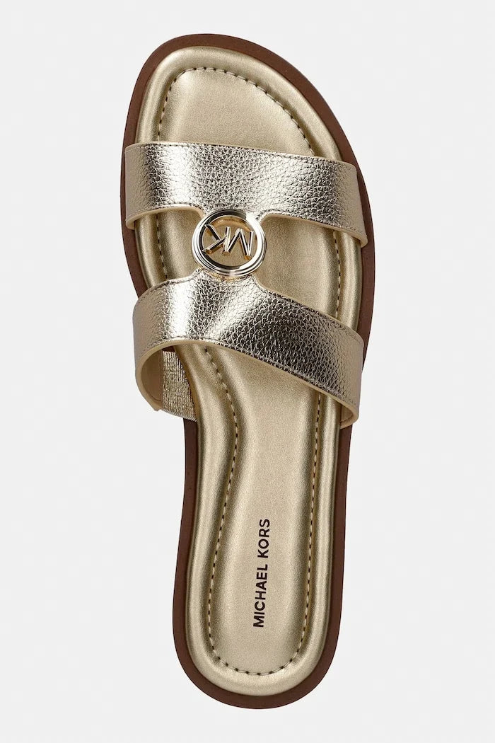 MICHAEL Michael Kors Damen Leder Erin Flachsandalen