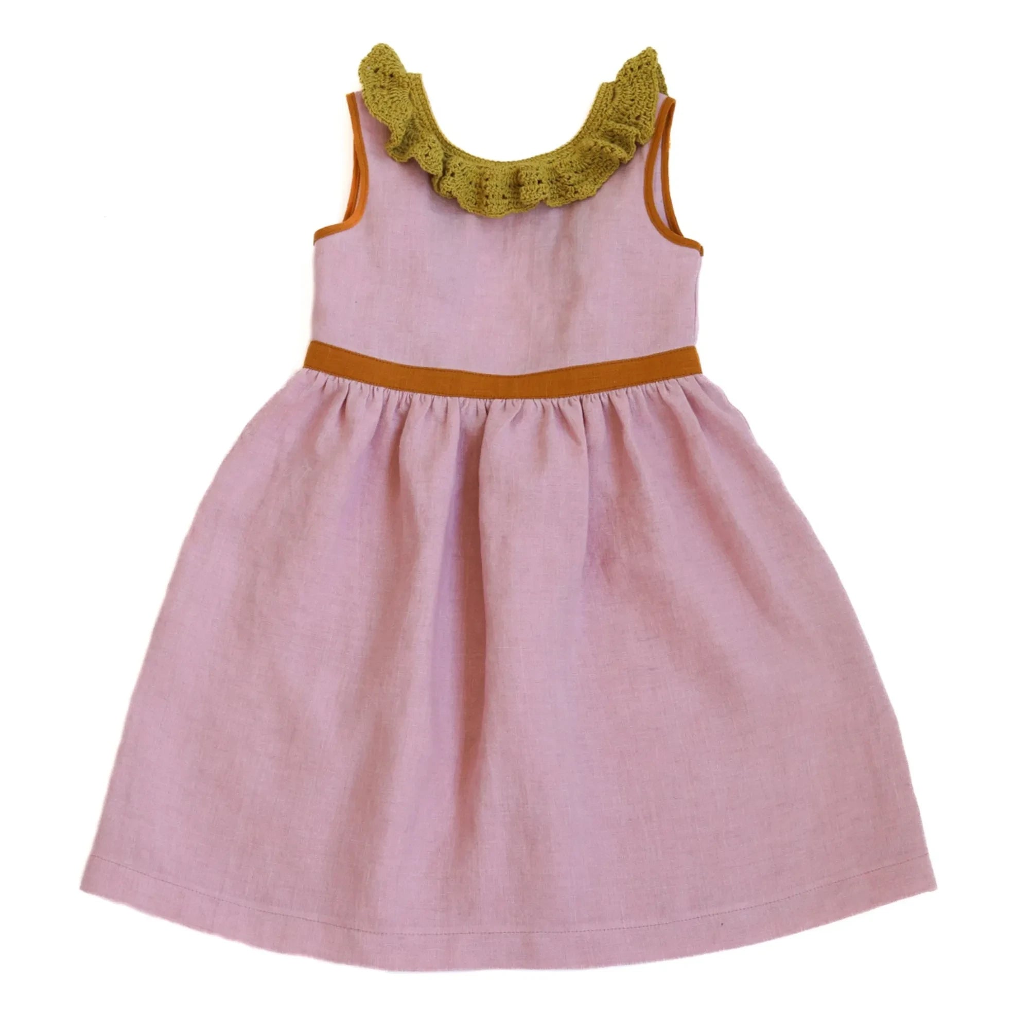 Kalinka - Rivera Linen Dress | Pink