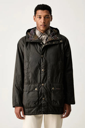 Barbour erkek wax Bedale parka
