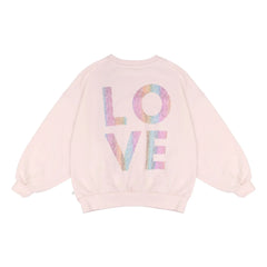 Jenest - Maxi Sweatshirt aus Bio-Baumwolle | Blassrosa
