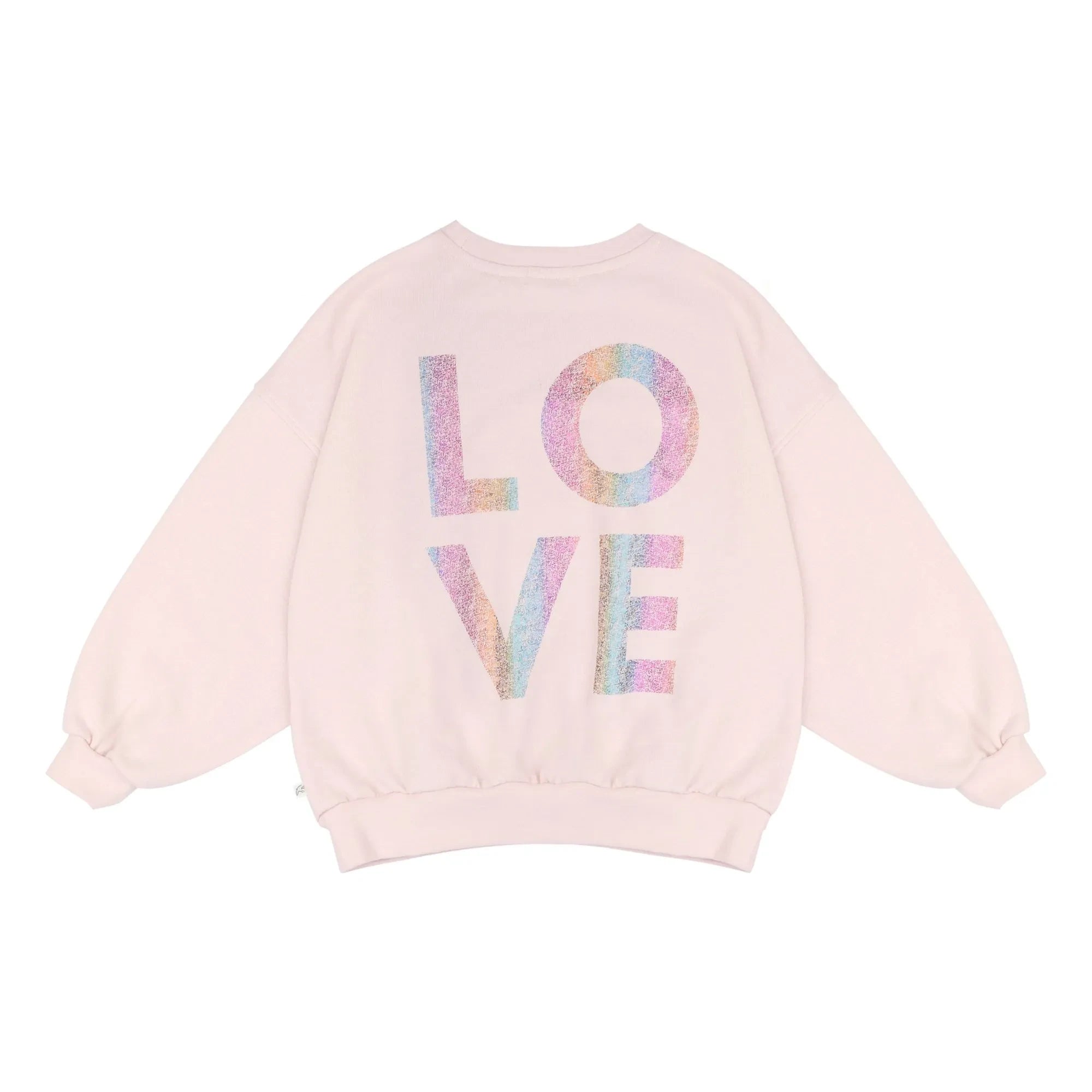 Jenest - Maxi Sweatshirt aus Bio-Baumwolle | Blassrosa