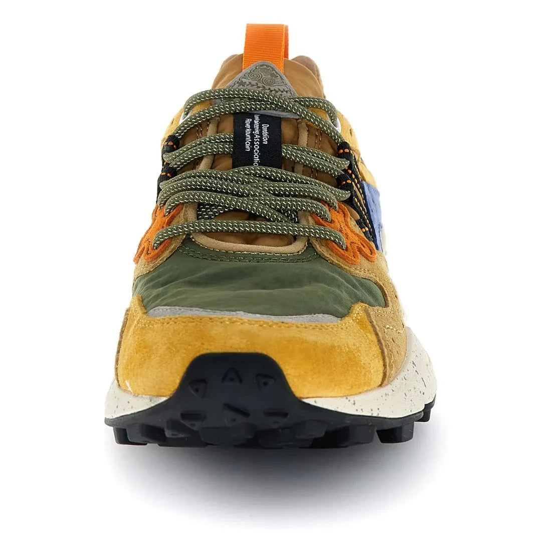 Flower Mountain - Yamano 3 Wildleder und Nylon Sneaker | Senf