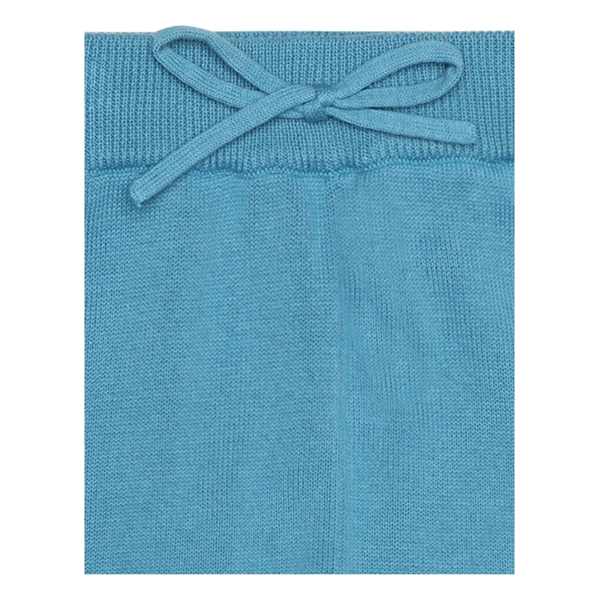 FUB - Organic cotton knitted trousers | Azure blue