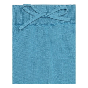 FUB - Organic cotton knitted trousers | Azure blue