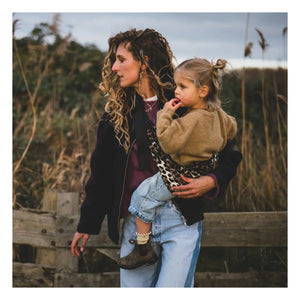 Wildride - Babytrage mit Leopardenmuster