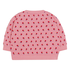 The Campamento - Floral Baby Sweatshirt | Pink