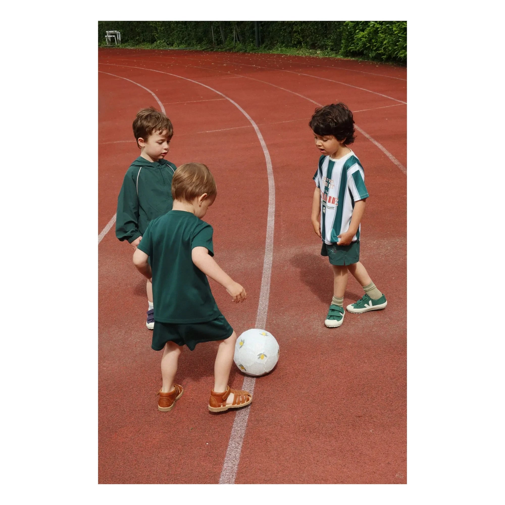 Konges Sløjd - Striped T-Shirt Recycled Fibres | Green