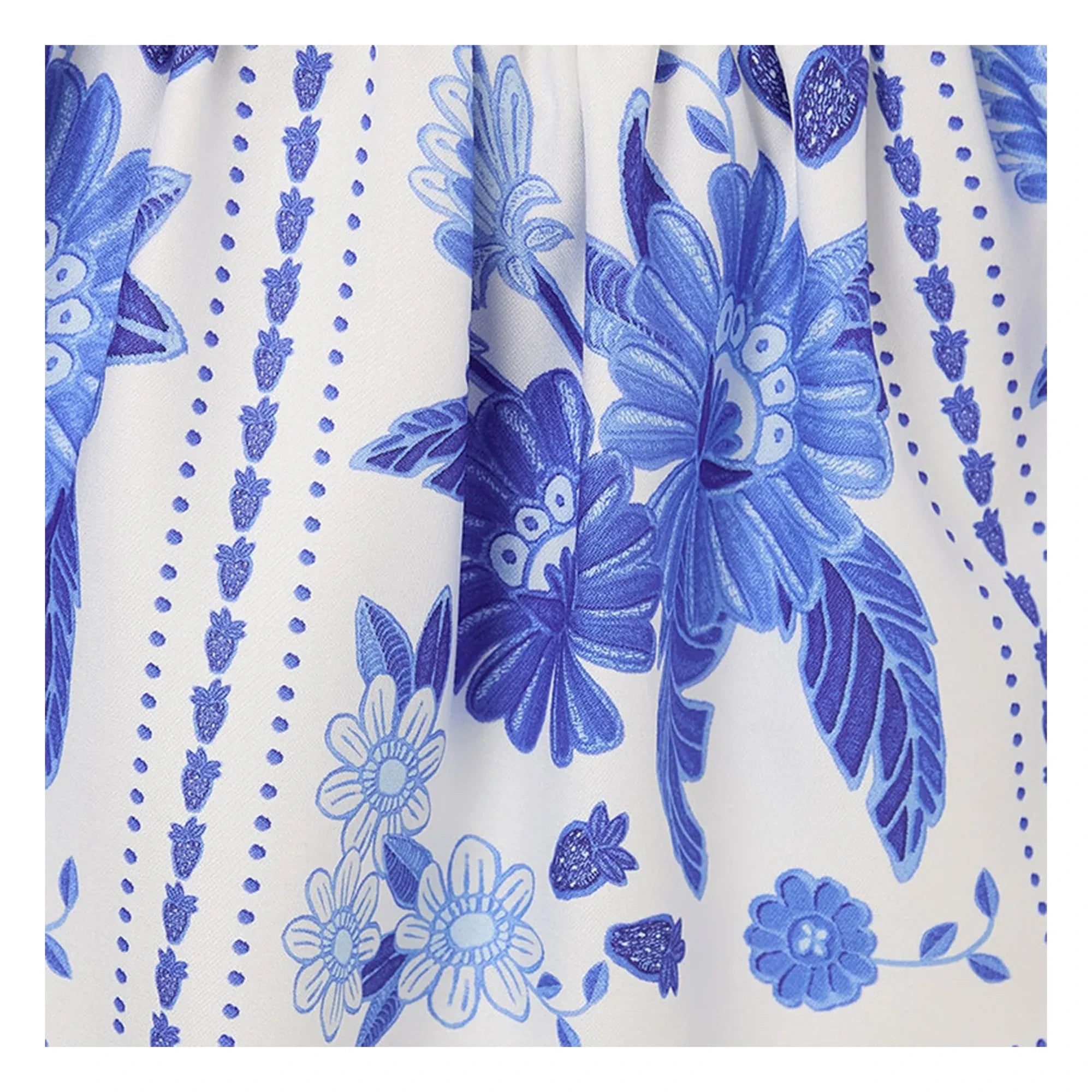 Fabula - Cut Fleurs Kleid | Blau
