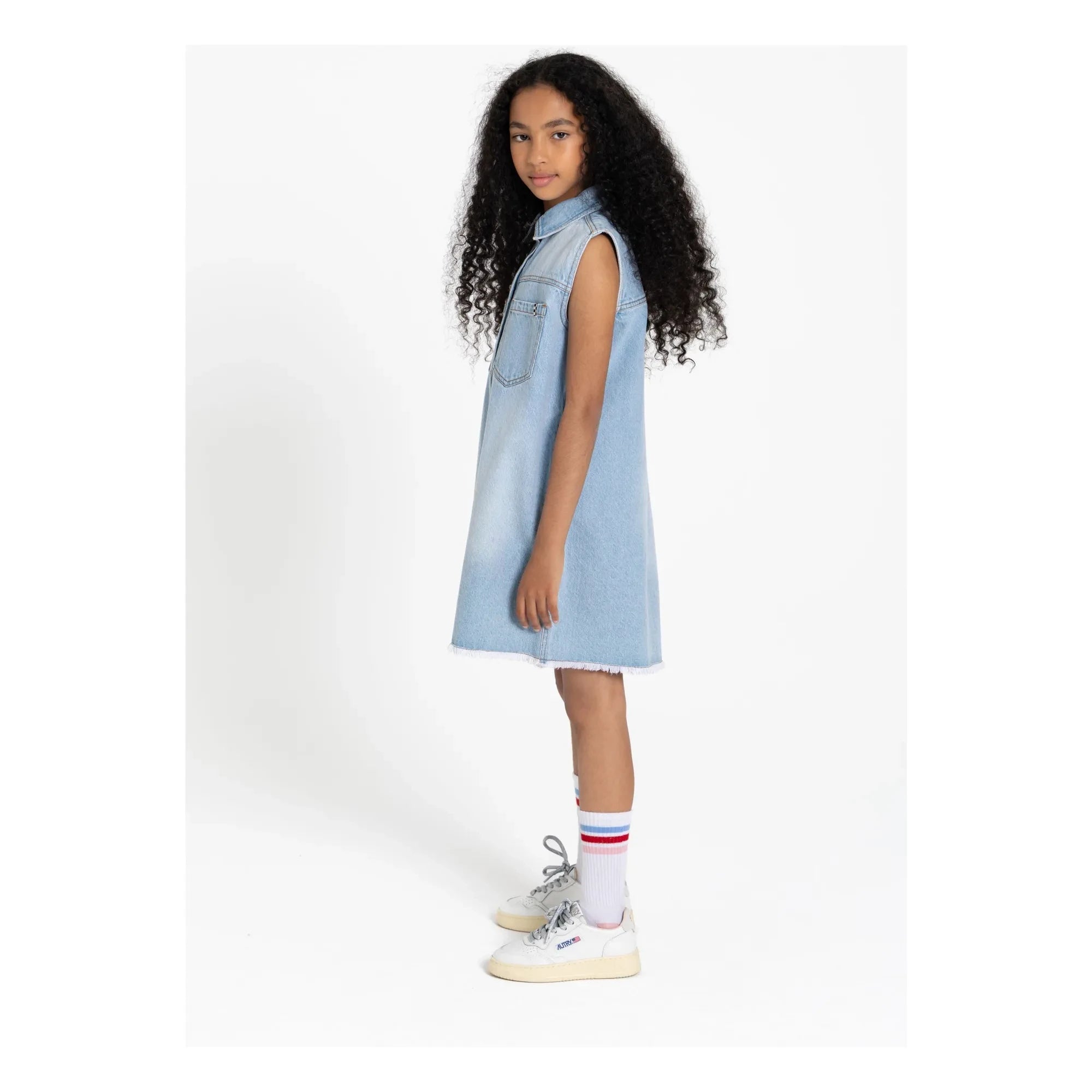Finger in the nose - Isla Ärmelloses Denim-Kleid | Mavi