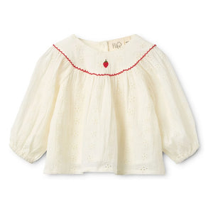 Flöss - Claire blouse and shorts set | Ecru