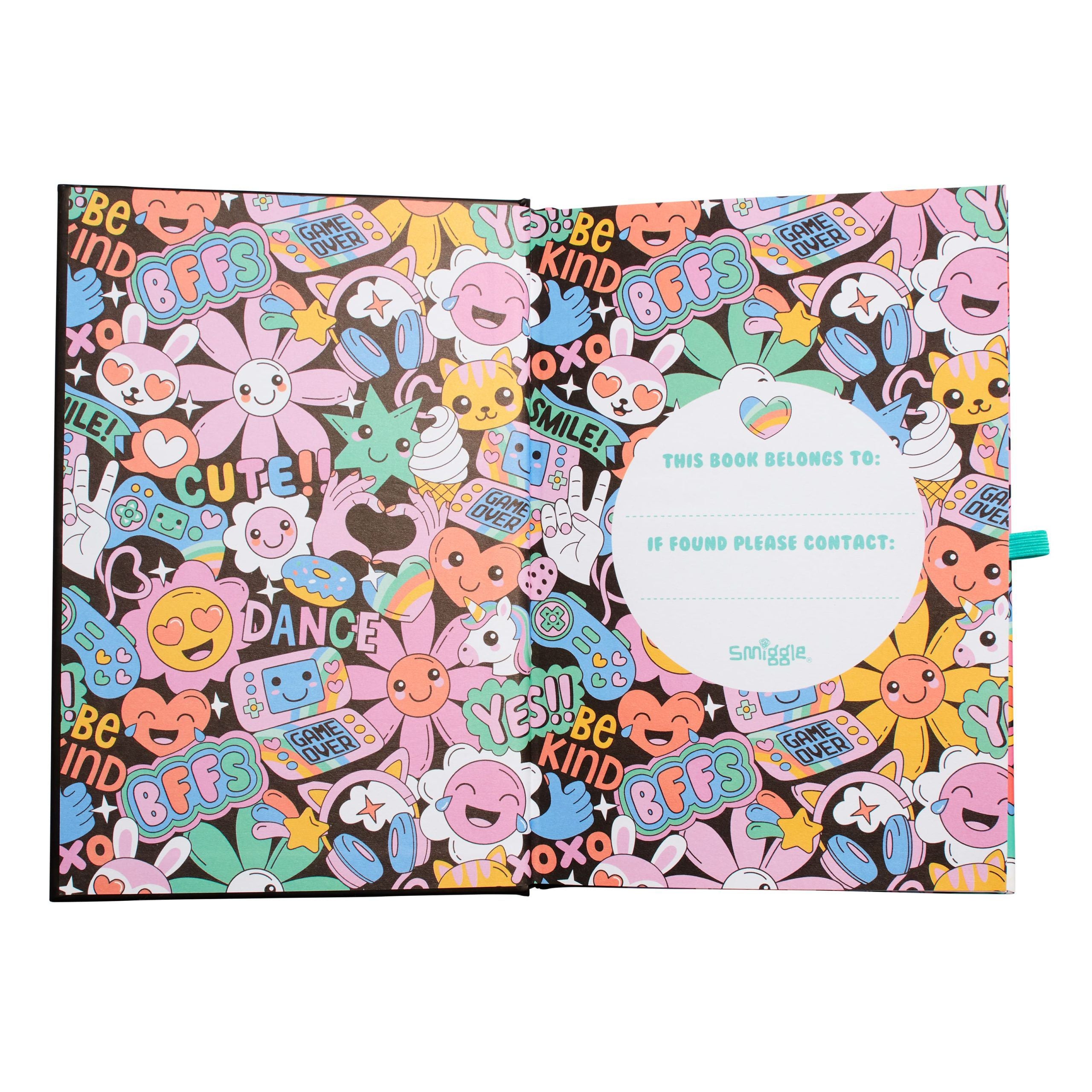 Smiggle - Bright Side A5 Defter-Dinossi