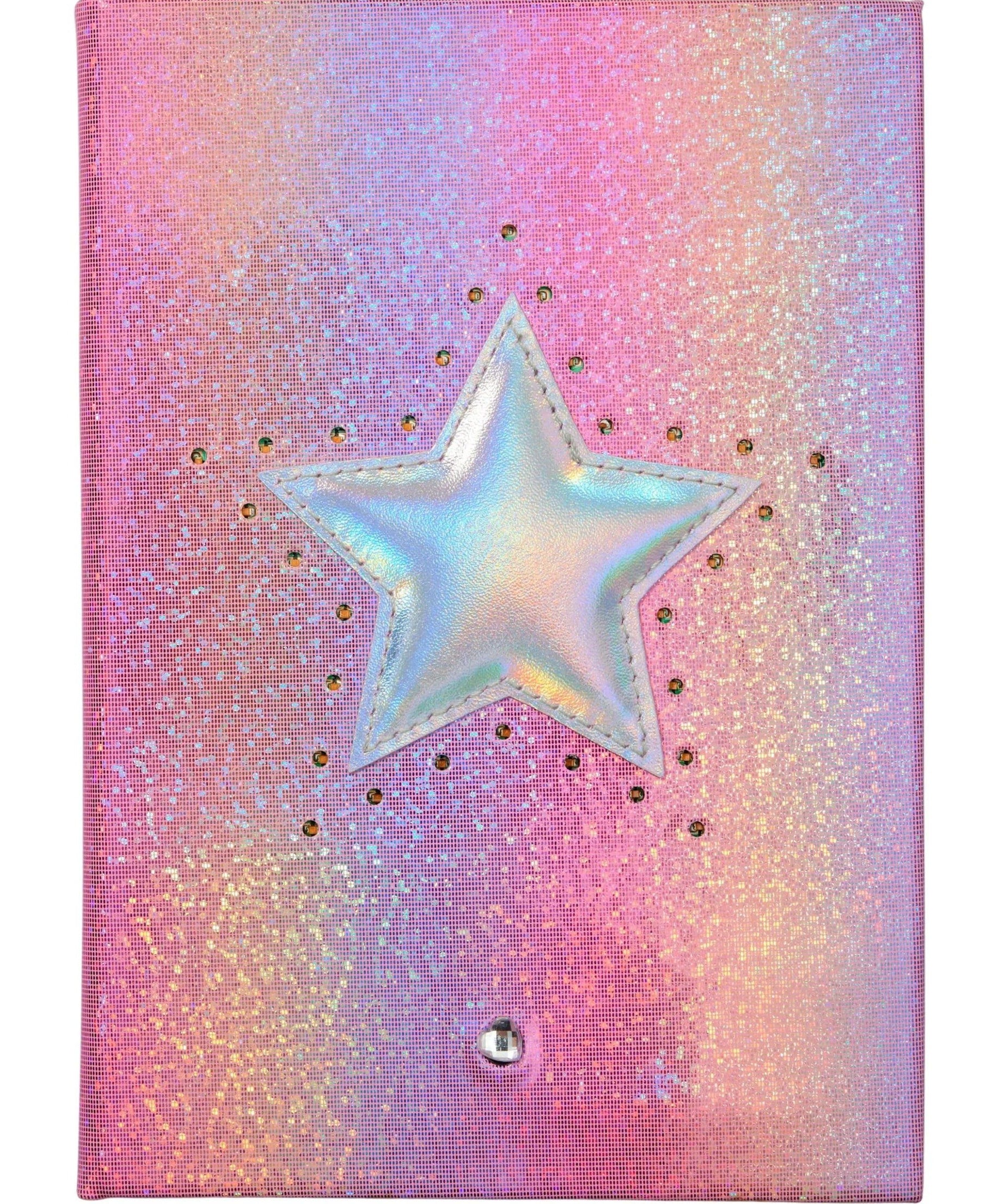 Smiggle - Işıklı A5 Çizgili Defter-Dinossi