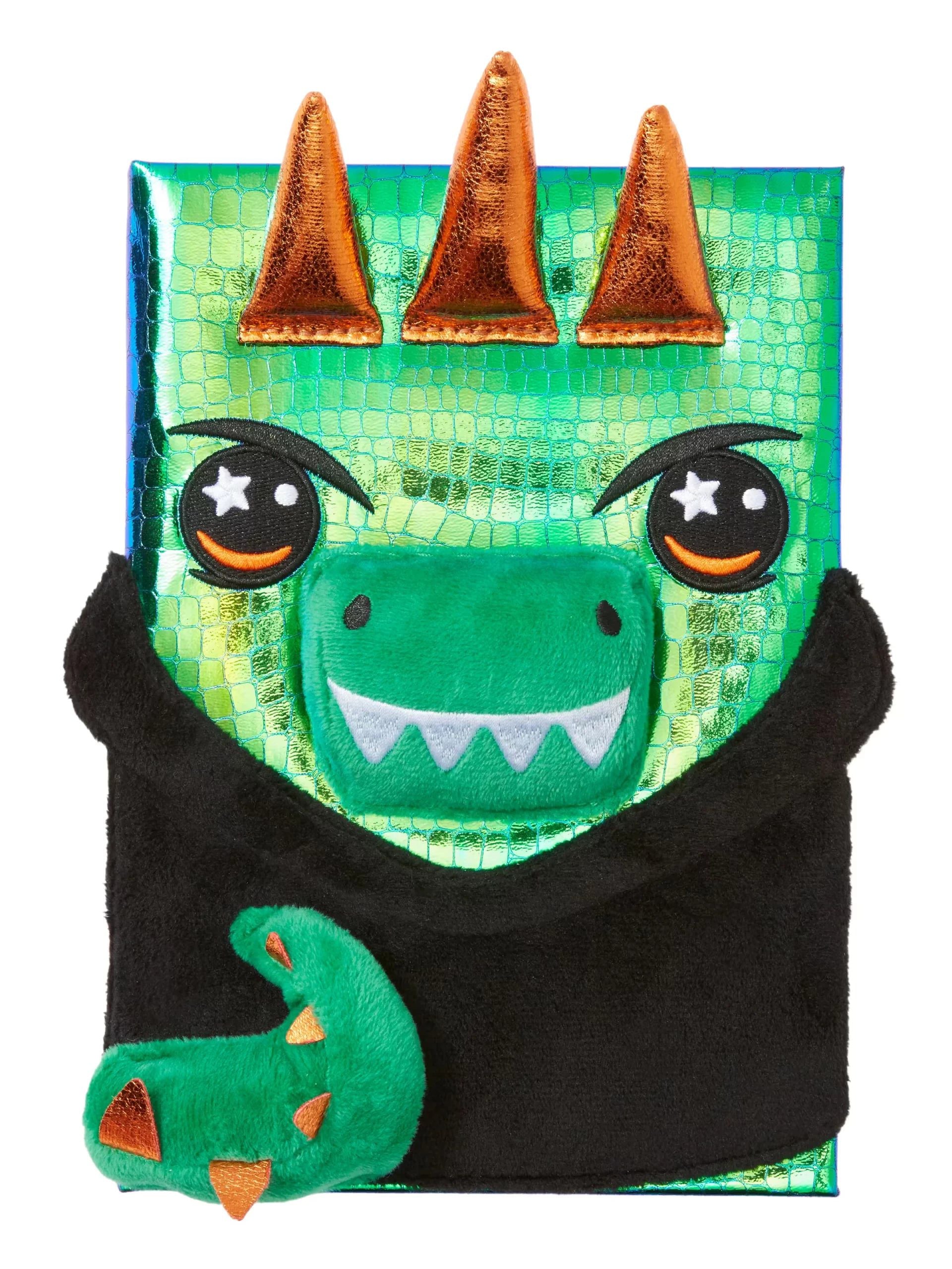 Smiggle - Fluffy Peluş A5 Günlük ve Defter-Dinossi