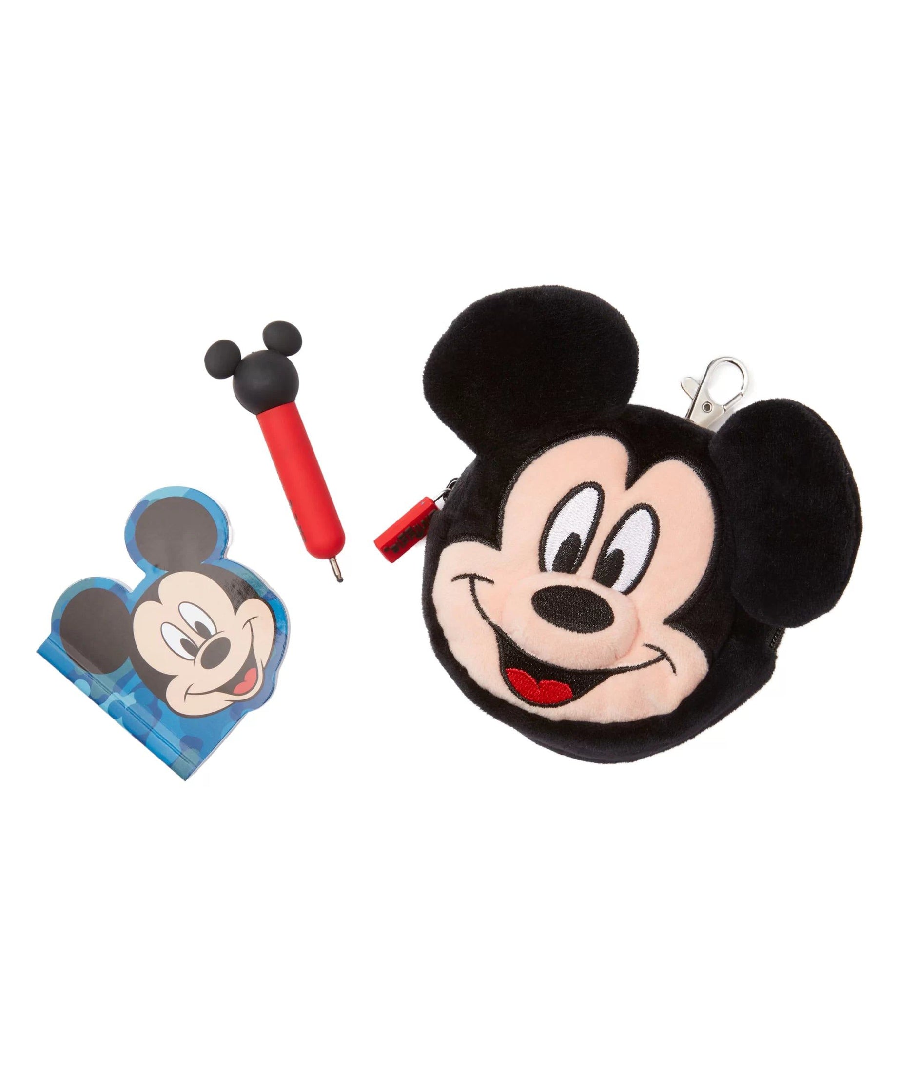 Smiggle - Mickey Mouse Minik Anahtarlıklı Kalemli Not Defteri-Dinossi