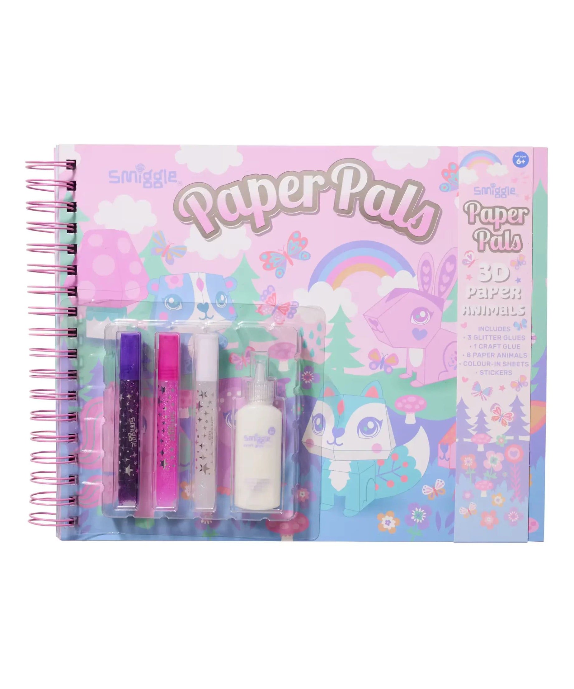 Smiggle - Paper Pals Etkinlik Kitabı-Dinossi
