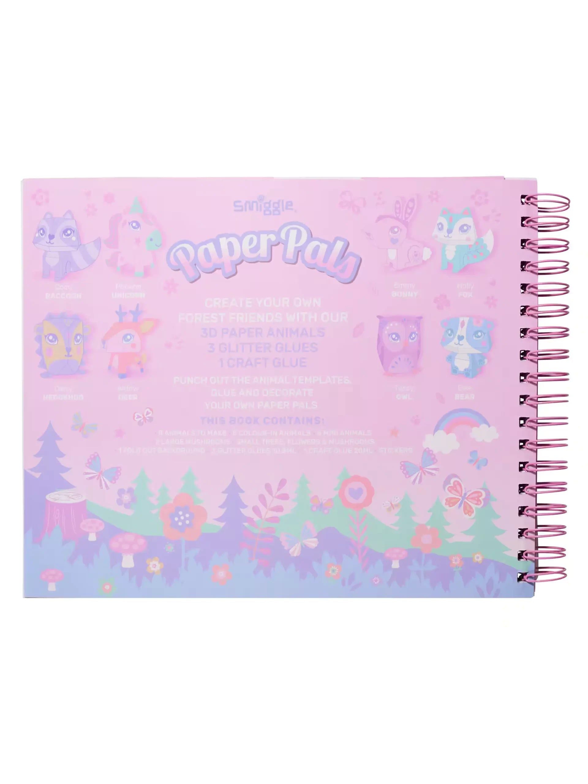 Smiggle - Paper Pals Etkinlik Kitabı-Dinossi