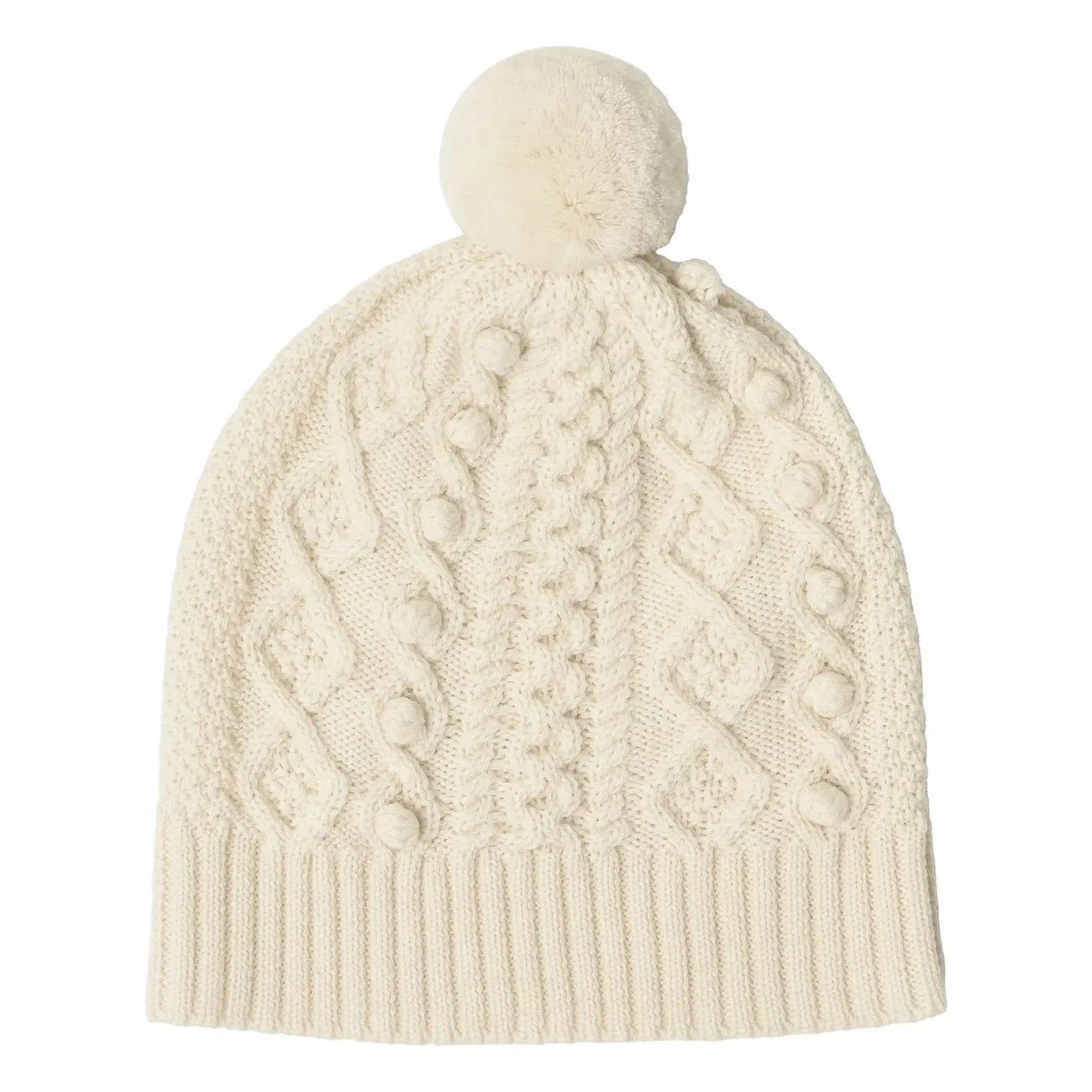 FUB - Aran bere Merino yün | Ekru