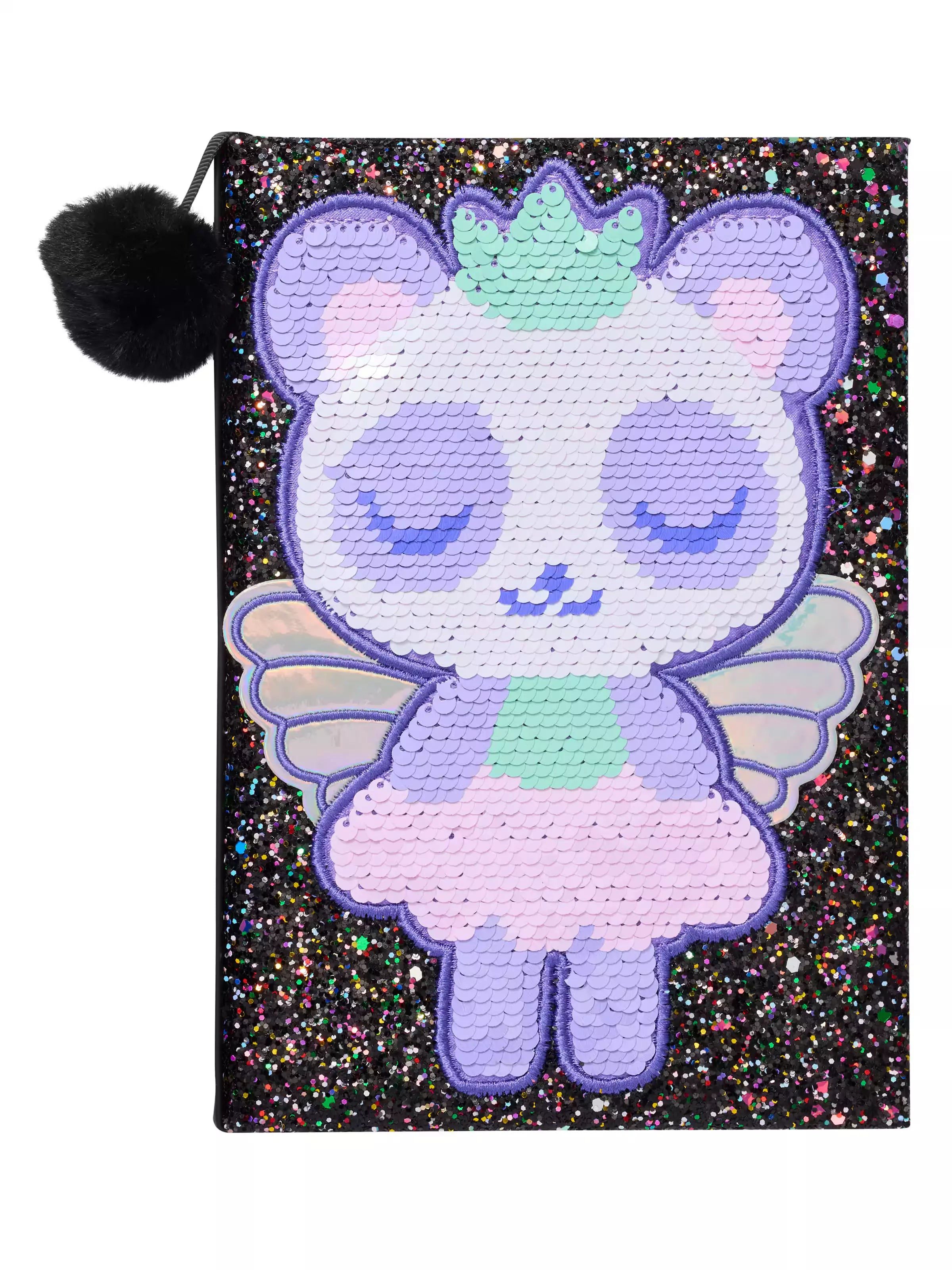 Smiggle - Sequin Dreams Çift Taraflı A5 Defter-Dinossi