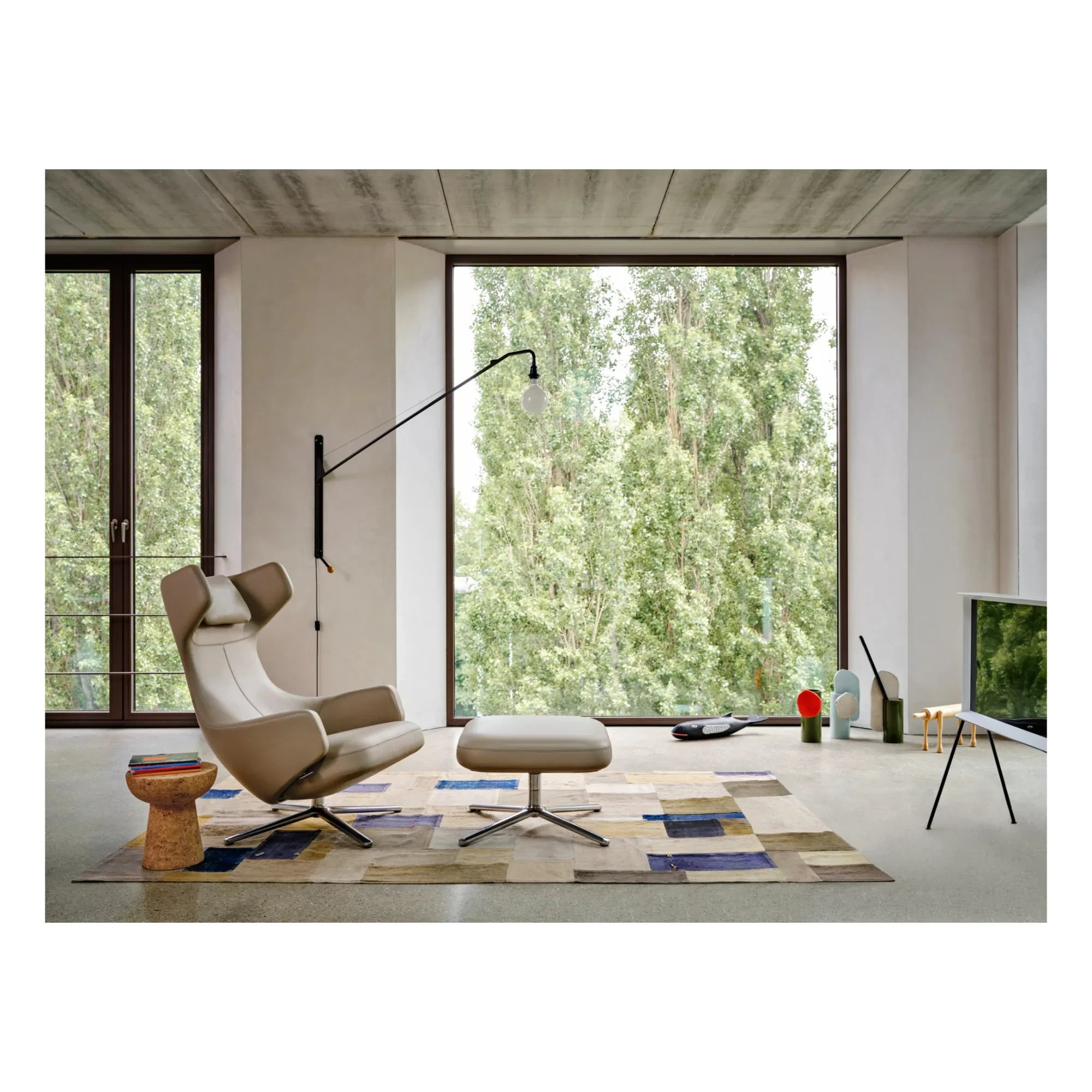 Vitra - Découpage Blatt Vase - Ronan & Erwan Bouroullec | Eisblau