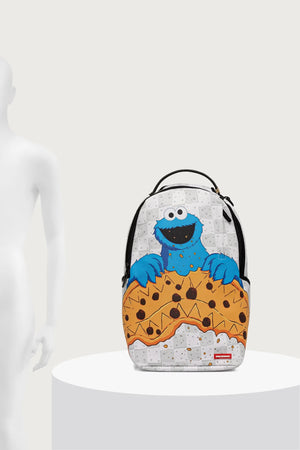 Sprayground - Sesame Street Cookie Monster White Backpack 910B9124NSZ