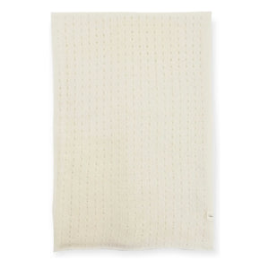 My Little Freckle - Organic Cashmere Pointelle Blanket | Ivory