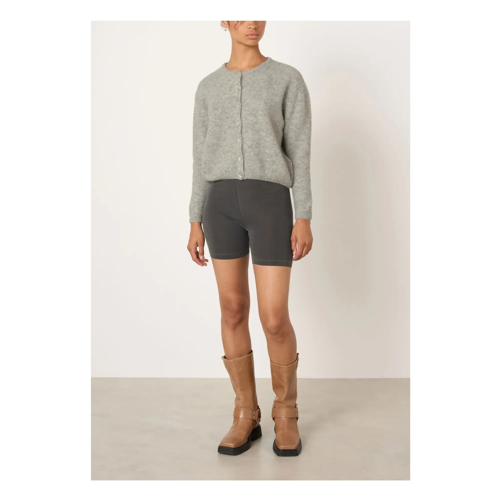 American Vintage – Vitow Alpaka- und Wollweste | Hellgrau