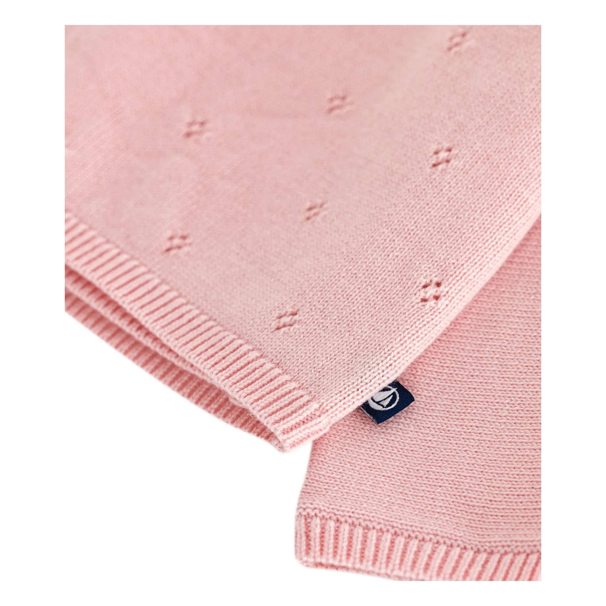 Petit Bateau - Pointelle Wool Cardigan | Pink