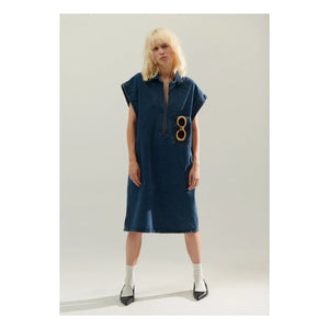 BELLEPIECE - Zafra Jeanskleid | Dunkelblau