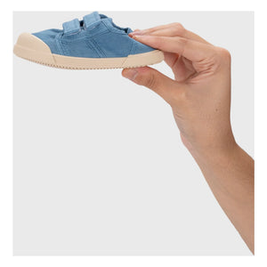 Igor - Lona Doppelt gestreifte Sneaker | Azurblau