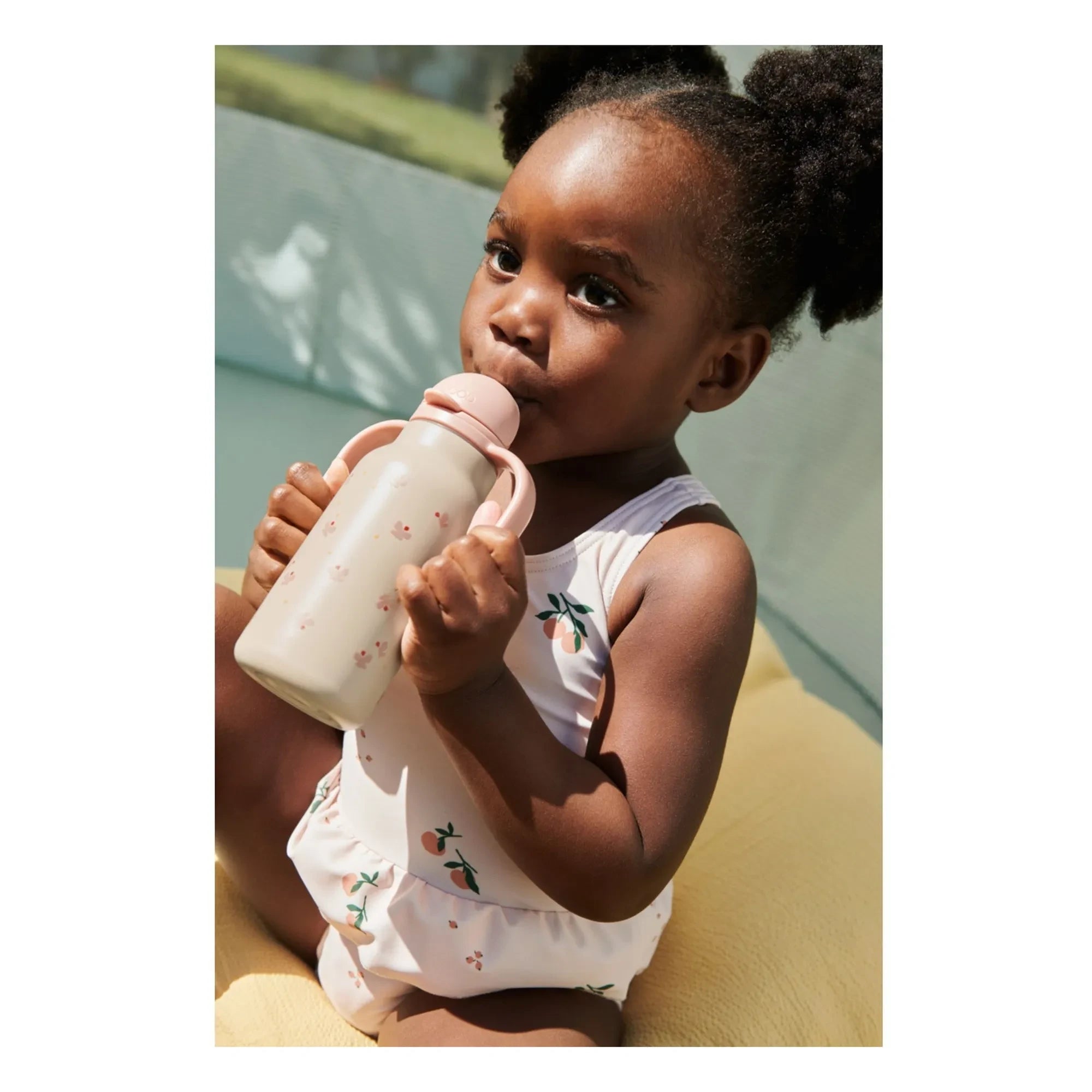 Liewood - Amara Peach Recycled Fiber Baby Swimwear | Light Pink
