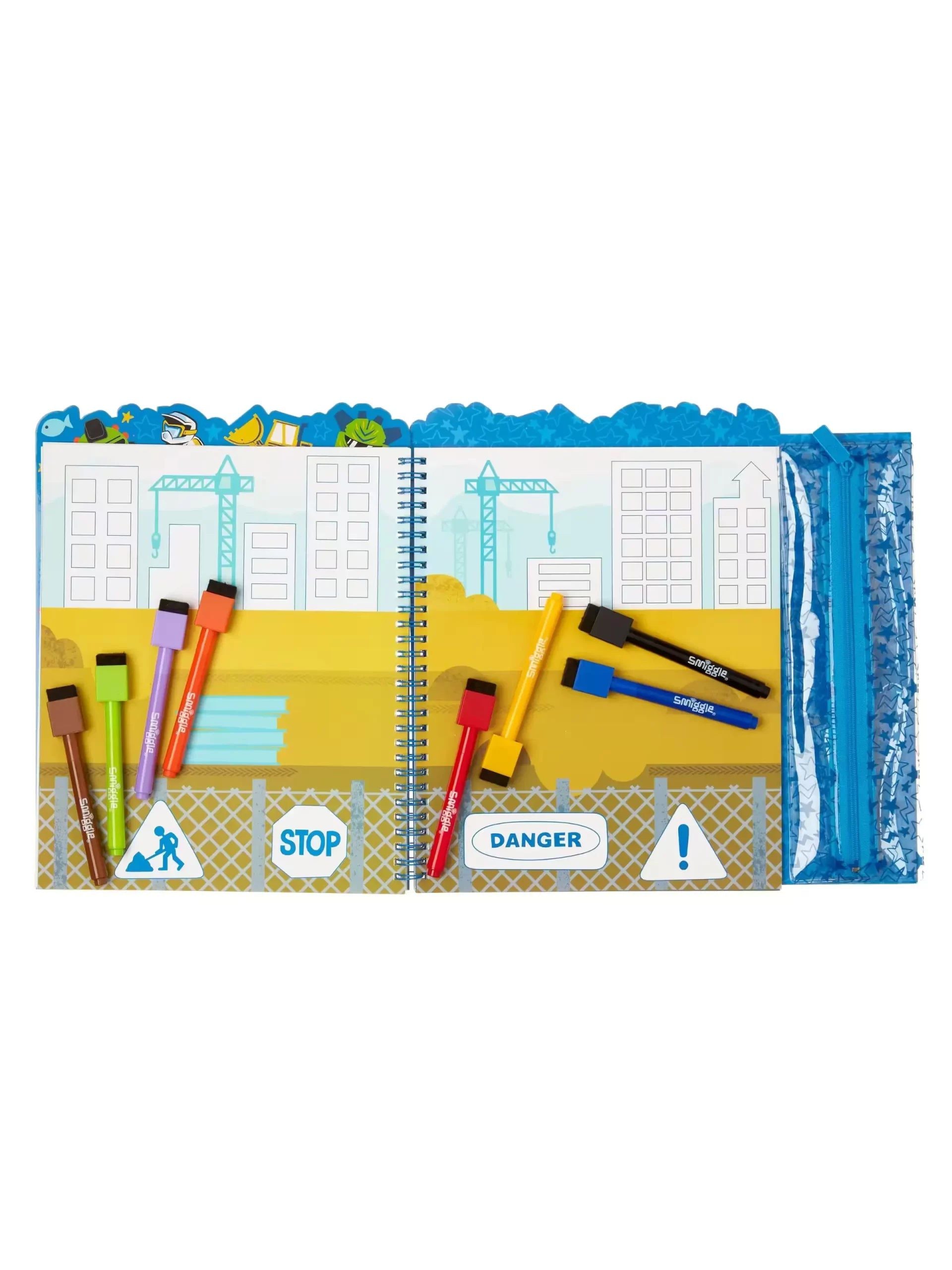 Smiggle - İngilizce İlk Karalama Aktivite Kitabım-Dinossi