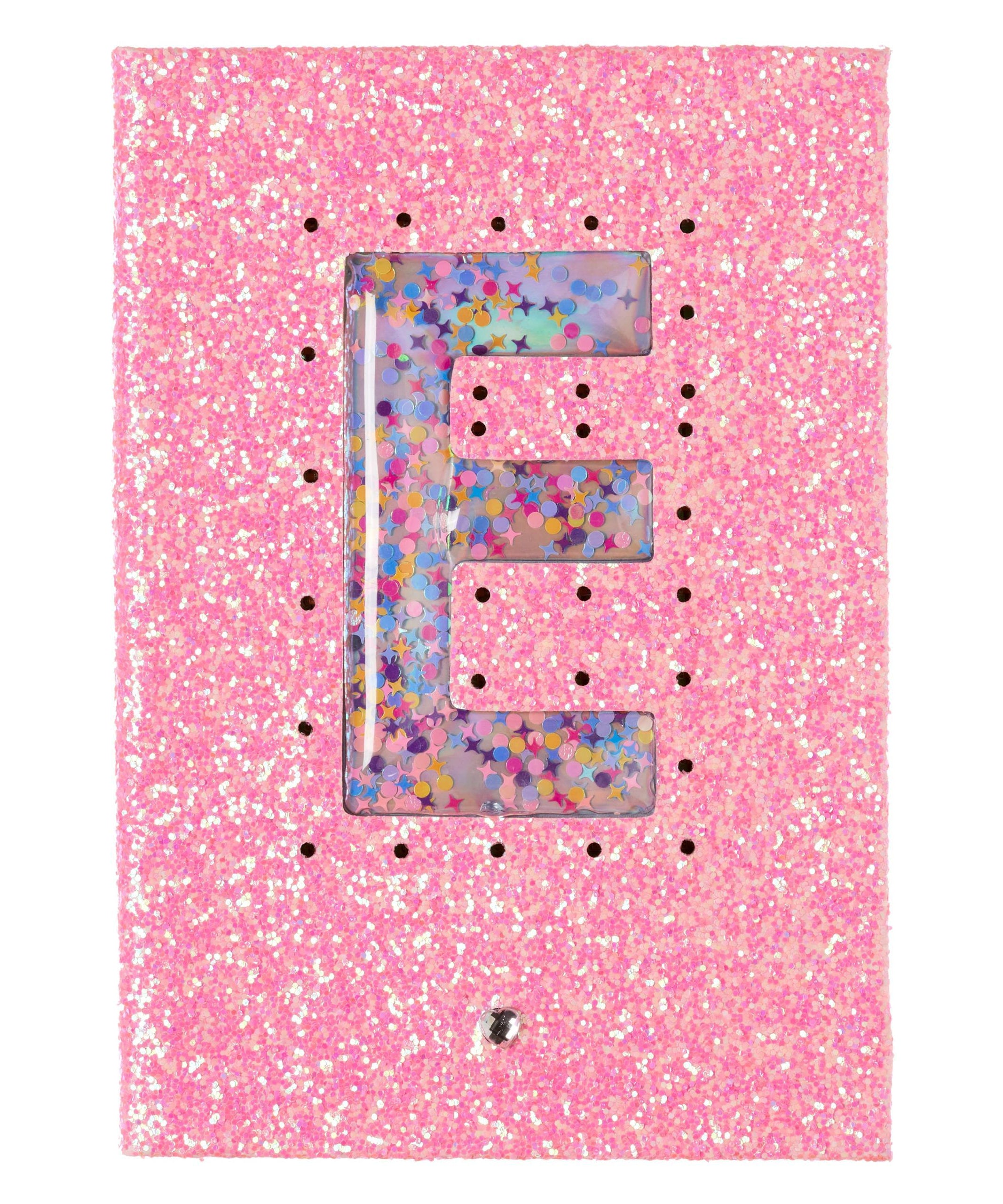 Smiggle - Işıklı Alfabe Harfli Pembe A5 Defter-Dinossi