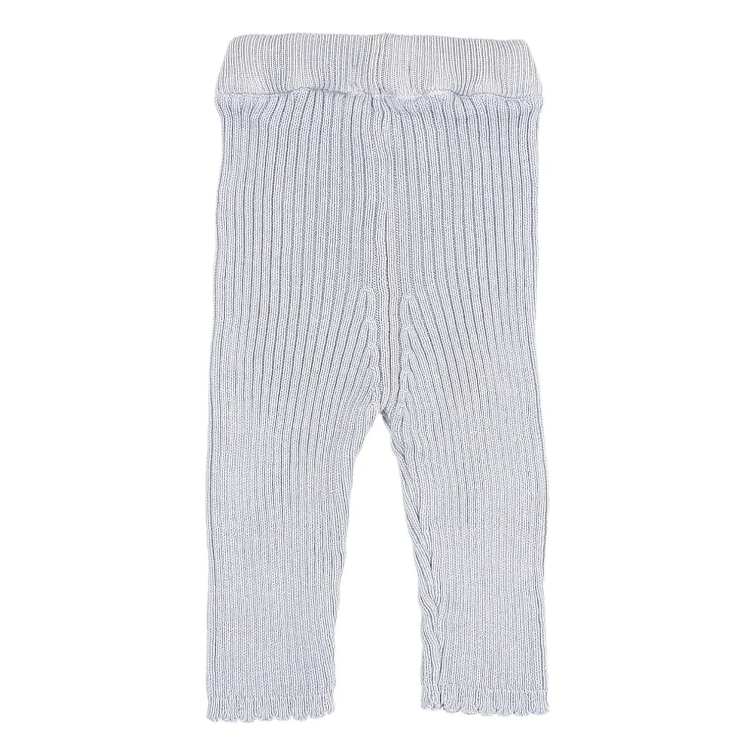 Búho - Fitted Organic Cotton Leggings | Light Blue
