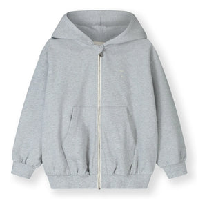 Gray Label - Organic cotton zip-up sweatshirt | Charcoal gray