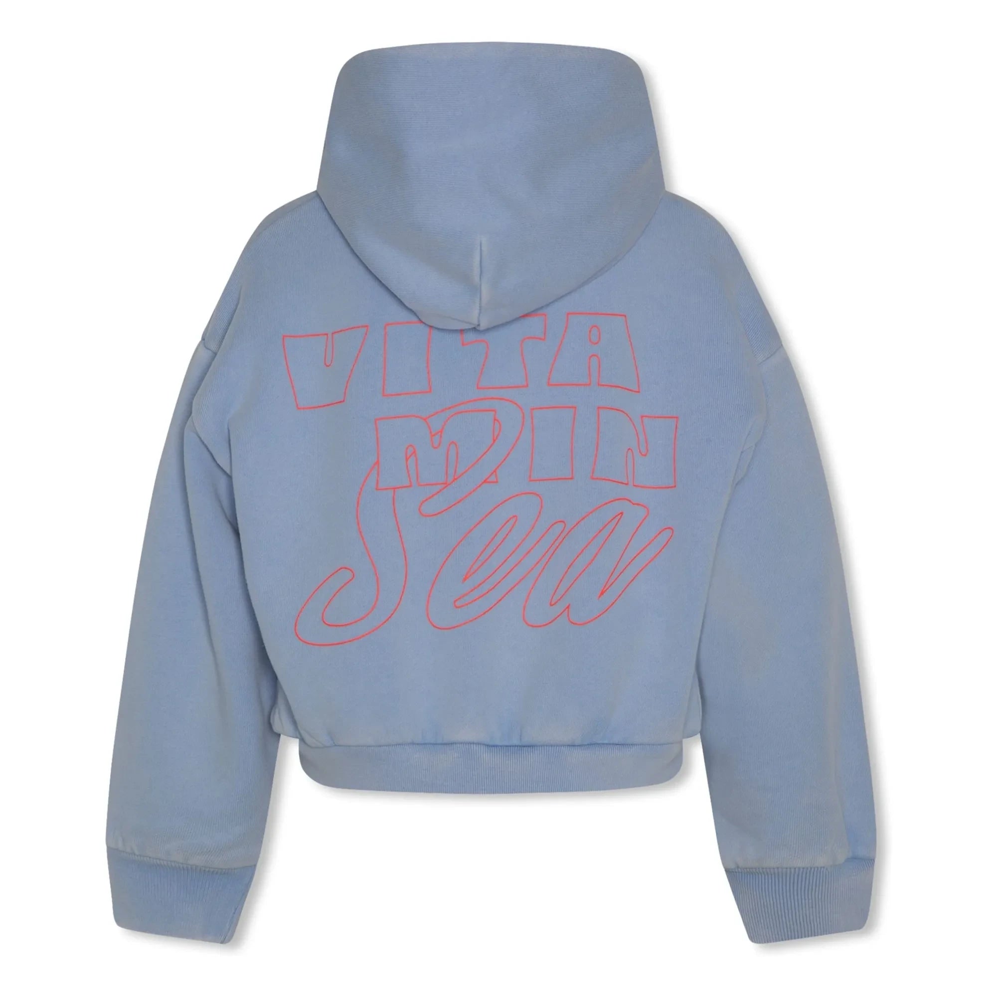AO76 - Hoodie Demi Vitamin Sea Recycled Cotton | Light Blue