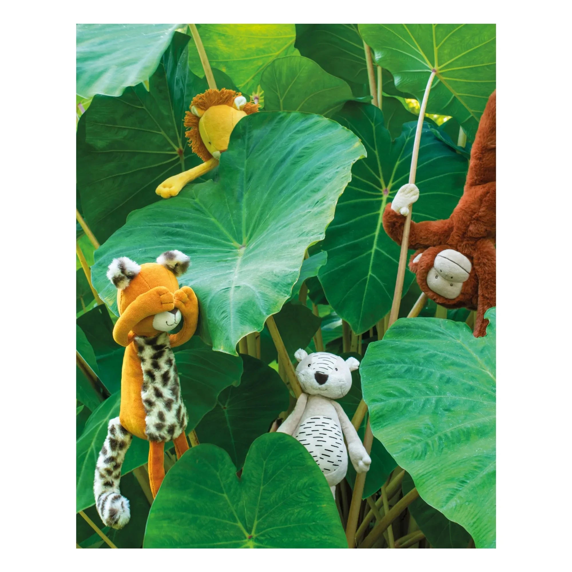 Moulin Roty - Baboo Kaplan Peluş Oyuncak - Mawa Ormanı