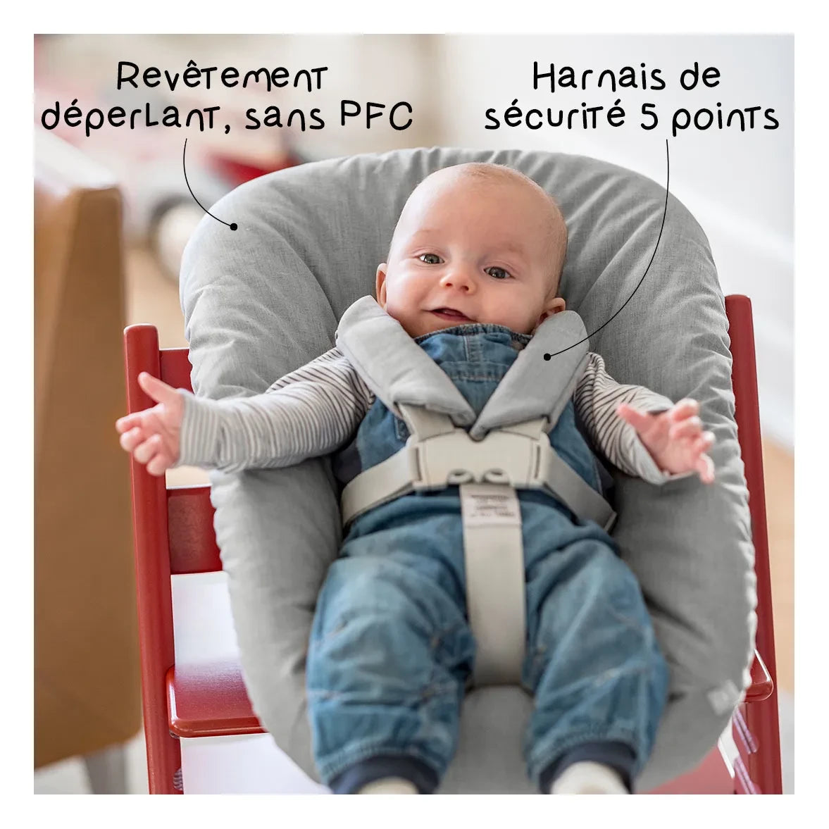 Stokke® - Tripp Trapp® Baby Seat Set | Gray