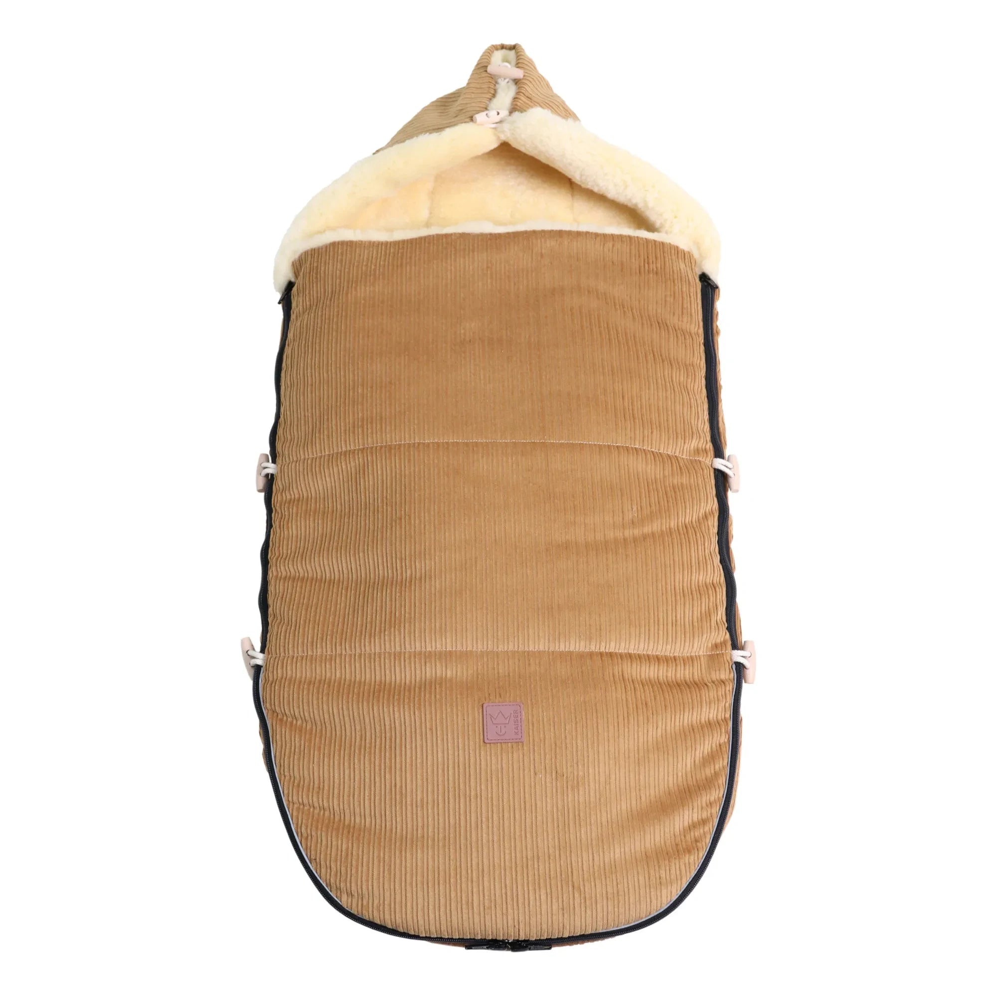 Kaiser - Filius Lammfell Universal Fußsack | Camel