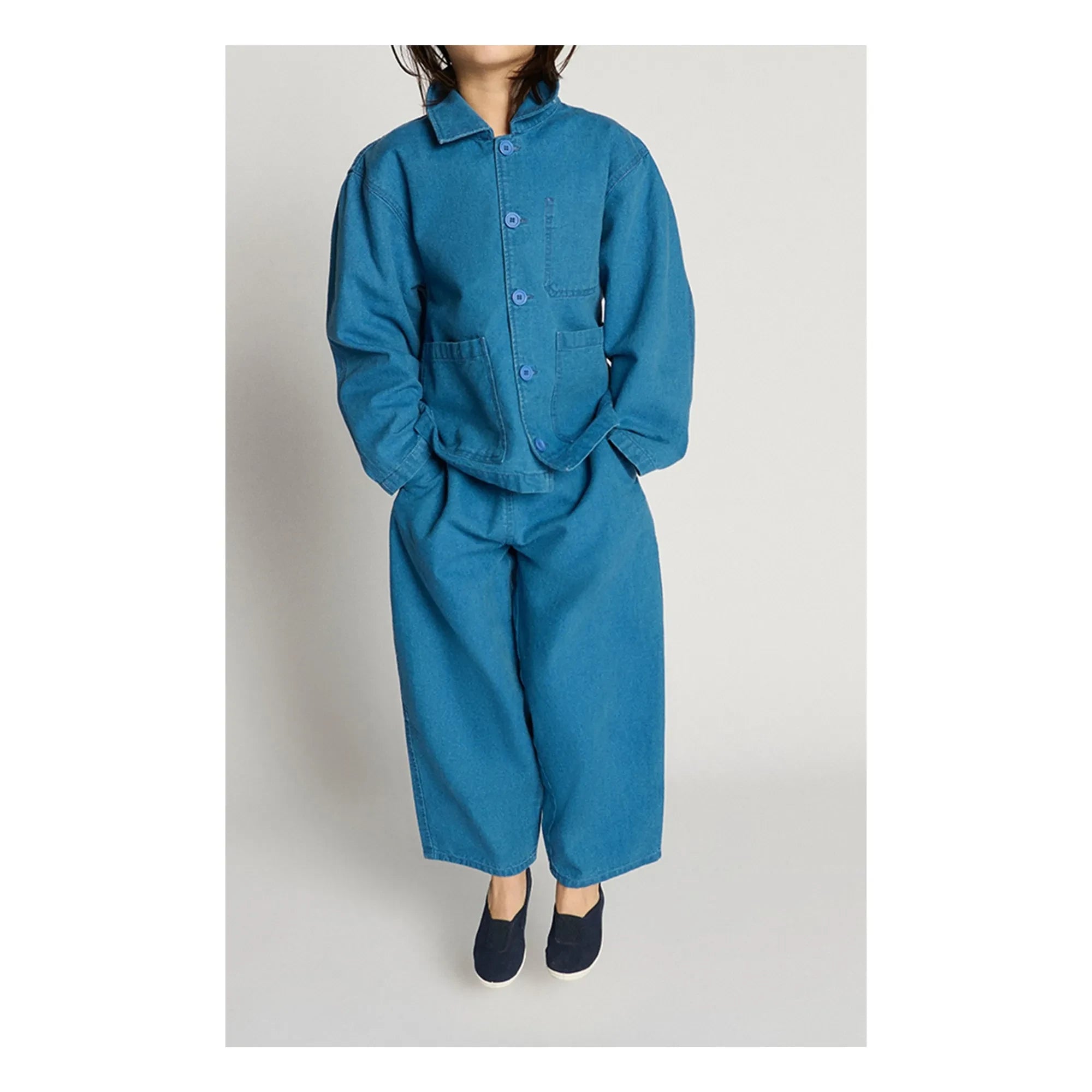 American Vintage - Comow Blazer mit Knöpfen | Blau